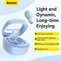 Thumbnail Tai nghe Bluetooth True Wireless Baseus Bowie Wm02 bluetooth 5.3 25h sử dụng App điều khiển 2