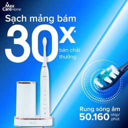 Thumbnail Bàn Chải Điện DIỆT KHUẨN BẰNG TIA UV CAO CẤP Maxcare Hera Whitening Sấy Khô & Nhắc Chuyển Vùng Đánh Răng 3