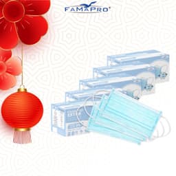 Thumbnail [ COMBO 5 HỘP] Khẩu trang y tế kháng khuẩn 4 lớp Famapro Extra (50 cái/ hộp) 1
