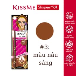 Thumbnail Bút chì sáp kẻ lông mày Kissme lõi siêu mịn lâu trôi không thấm nước Kissme Heroine Make Quick Eyenrown 0.07g 3