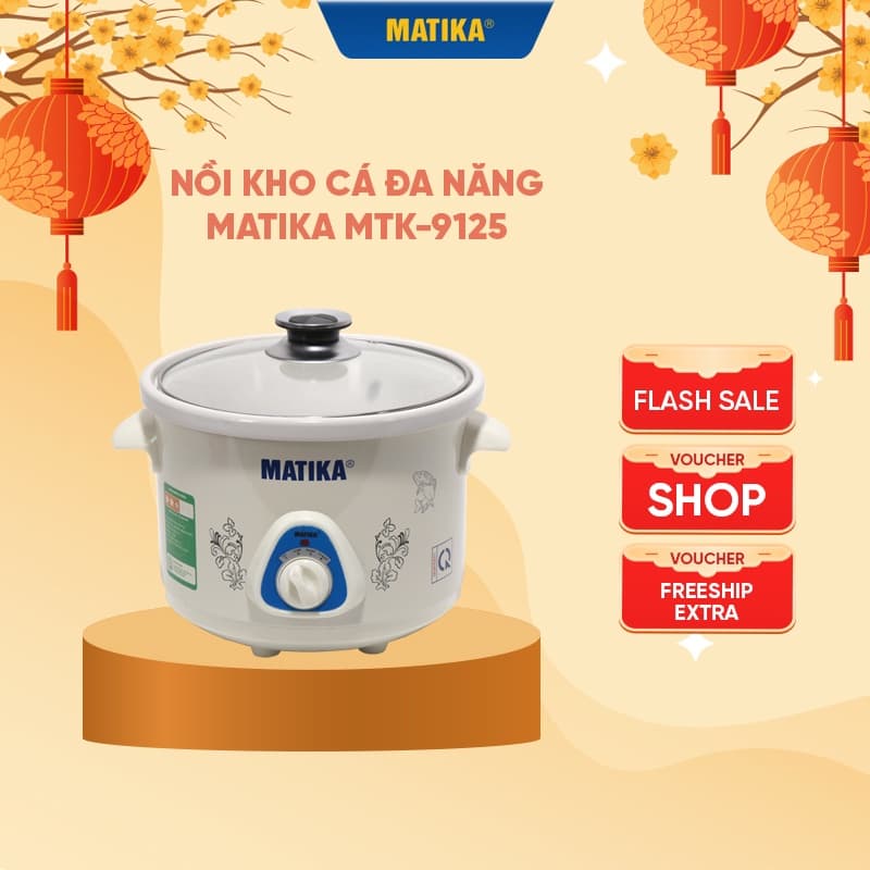 Ảnh Nồi Kho Cá Đa Năng MATIKA Dung Tích 2.5L MTK-9125 1