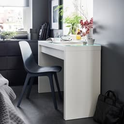 Thumbnail MOLTENI, Bàn trang điểm, bàn làm việc, bàn học 1 tủ kéo DEK_004, 120x39x78cm, bàn gỗ Scandi Home 3
