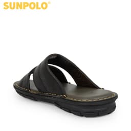 Thumbnail Dép quai ngang nam da bò cao cấp SUNPOLO AQN029 2