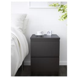 Thumbnail MOLTENI, Tủ đầu giường 2 ngăn kéo DRA_001, 40x46x56cm, kệ đầu giường Scandi Home 1