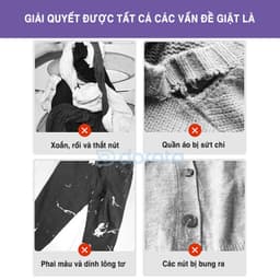 Thumbnail Túi giặt đồ máy giặt cao cấp 3 lớp DOROTA vải lưới dày đựng quần áo đồ lót tất vớ nhiều kích thước TG1 3