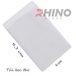 Thumbnail Bọc đựng thẻ căn cước công dân, bằng lái xe, atm Rhino C101 trong suốt 1