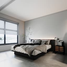 Thumbnail HENRY, Giường ngủ phong cách hiện đại BED_112, 210x23cm, Scandi Home 3