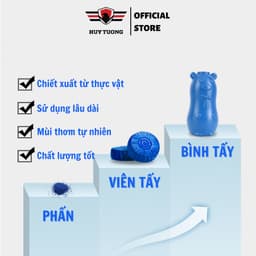 Thumbnail Lọ thả bồn cầu hình HEO/GẤU, diệt khuẩn khử mùi tẩy sạch các mảng bám toilet - HUY TUONG 3