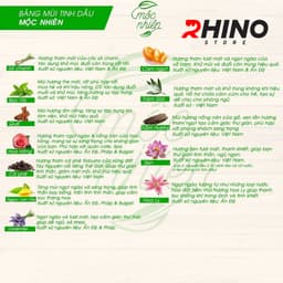 Thumbnail Tinh dầu Nhà Mộc nguyên chất Rhino T101 có kiểm định, treo xe, kẹp điều hòa: 10ml 1