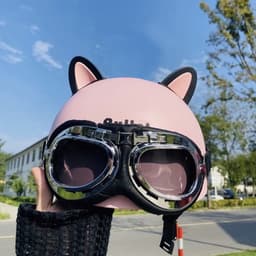 Thumbnail Tai mèo gắn mũ bảo hiểm cute, siêu dễ thương, phiên bản mới phối 2 màu độc lạ, phụ kiện mũ bảo hiểm Hpro Helmet 3