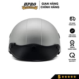 Thumbnail Nón bảo hiểm thời trang Hpro helmet, có lỗ thông gió, kiểu dáng trẻ trung năng động, màu bạc cá tính, Freeside (52-56cm) 2