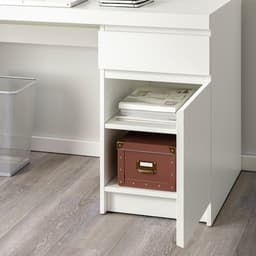Thumbnail MOLTENI, Bàn làm việc, bàn học 1 hộc tủ DEK_002, 140x60x73cm, bàn gỗ Scandi Home 3