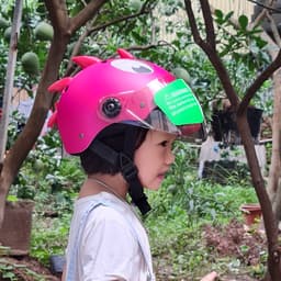 Thumbnail Mũ bảo hiểm cho bé Hpro helmet có kính, siêu nhẹ, họa tiết khủng long cute, đáng yêu cho trẻ em từ 3-9 tuổi 3