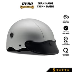 Thumbnail Nón bảo hiểm thời trang Hpro helmet, có lỗ thông gió, kiểu dáng trẻ trung năng động, màu bạc cá tính, Freeside (52-56cm) 3