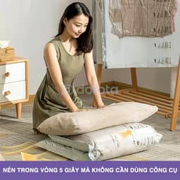Thumbnail Túi hút chân không chống nhăn DOROTA bảo quản quần áo có móc treo 105x70 cm DG105 2