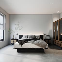 Thumbnail HENRY, Giường ngủ phong cách hiện đại BED_112, 210x23cm, Scandi Home 2
