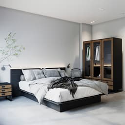 Thumbnail HENRY, Giường ngủ phong cách hiện đại BED_112, 210x23cm, Scandi Home 4