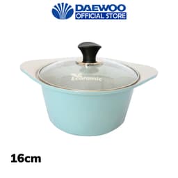 Thumbnail Nồi đá 16cm, 5 lớp siêu bền Ecoramic EVL-16 Daewoo Hàn Quốc dung tích 1.29 lít Không chì, không PFOA, không chất độc hại 3