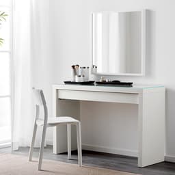 Thumbnail MOLTENI, Bàn trang điểm, bàn làm việc, bàn học 1 tủ kéo DEK_004, 120x39x78cm, bàn gỗ Scandi Home 1
