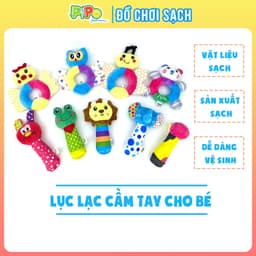 Thumbnail Lục lạc vải PiPoVietnam - Lục lạc cầm tay cho trẻ sơ sinh 1