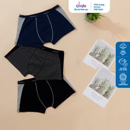 Thumbnail Combo 3 chiếc Quần boxer bé trai Chippo quần lót bé trai từ 5 đến 16 tuổi (30 đến 60kg) chất vải cotton cao cấp 3