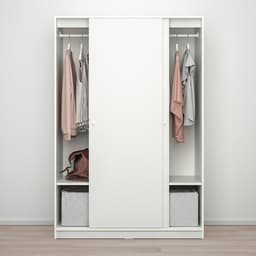 Thumbnail BLAZER, Tủ quần áo 2 cửa lùa WAR_005, 117x55x176cm, tủ đựng quần áo Scandi Home 1