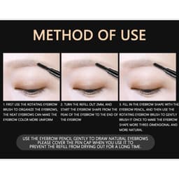 Thumbnail Bút kẻ lông mày ANNIES hai đầu màu sắc tự nhiên không dễ phai xoay được siêu mịn 3