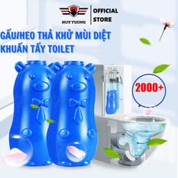 Thumbnail Lọ thả bồn cầu hình HEO/GẤU, diệt khuẩn khử mùi tẩy sạch các mảng bám toilet - HUY TUONG 1