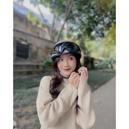 Thumbnail Mũ bảo hiểm 1/2 đầu Hpro Helmet thời trang, Tem hình ROCK cá tính, Freesize (55-59cm) kèm kính UV, phi công 4