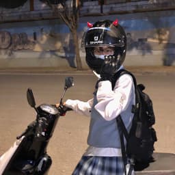 Thumbnail Sừng quỷ nhỏ tinh nghịch gắn mũ bảo hiểm Hpro Helmet, cực xinh, độc lạ, nhiều màu cá tính, đáng yêu 4
