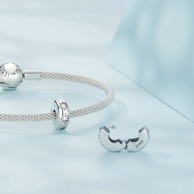 Ảnh Charm trang sức BAMOER bằng bạc 925 thời trang nữ 4