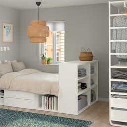 Thumbnail GALLOTTI, Giường ngủ đa năng kèm Kệ sách, 1m4 BED_008, 140x244x103cm, Giường ngủ gỗ Scandi Home 2