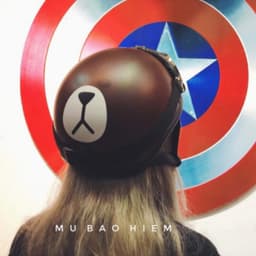 Thumbnail Nón bảo hiểm nửa đầu Hpro helmet tem Gấu Nâu, mũ 1/2 freesize (55-59cm) nam nữ, kèm kính UV, kính phi công 2