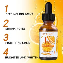 Thumbnail Serum LIYALAN vitamin C dưỡng ẩm làm trắng da se khít lỗ chân lông loại bỏ tàn nhang chống lão hóa chuyên dụng 30ml 3