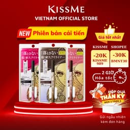 Thumbnail Bút kẻ mắt nước Kissme bản cải tiến siêu bền Heroine Make Prime Liquid Eyeliner nét siêu mảnh 0.1mm 1
