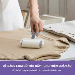 Thumbnail Cây lăn bụi quần áo DOROTA cleaning products lăn lông chó mèo làm sạch ga giường sofa AT 2