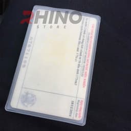 Thumbnail Bọc đựng thẻ căn cước công dân, bằng lái xe, atm Rhino C101 trong suốt 2