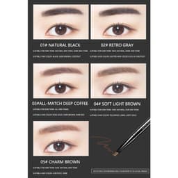 Thumbnail Bút kẻ lông mày ANNIES hai đầu màu sắc tự nhiên không dễ phai xoay được siêu mịn 4