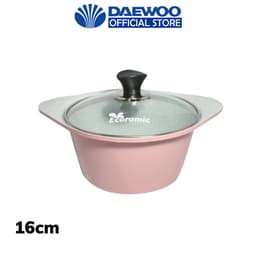 Thumbnail Nồi đá 16cm, 5 lớp siêu bền Ecoramic EVL-16 Daewoo Hàn Quốc dung tích 1.29 lít Không chì, không PFOA, không chất độc hại 2