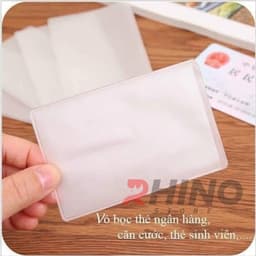 Thumbnail Bọc đựng thẻ căn cước công dân, bằng lái xe, atm Rhino C101 trong suốt 3
