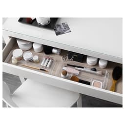 Thumbnail MOLTENI, Bàn trang điểm, bàn làm việc, bàn học 1 tủ kéo DEK_004, 120x39x78cm, bàn gỗ Scandi Home 2