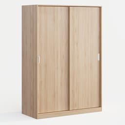 Thumbnail WINDY, Tủ quần áo 2 cửa lùa WAR_052, 135x59x200cm, tủ đựng quần áo Scandi Home 4