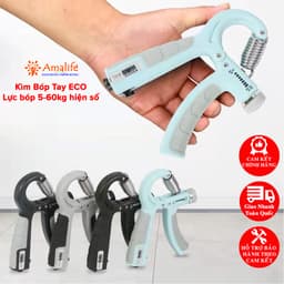 Thumbnail Kìm Bóp Tay ECO Chữ R Dụng Cụ Tập Gym Lực Cơ Tay Tại Nhà Điều Chỉnh Lực Từ 5 - 60kg Có Đếm Số Tự Động Chính Hãng Amalife 1