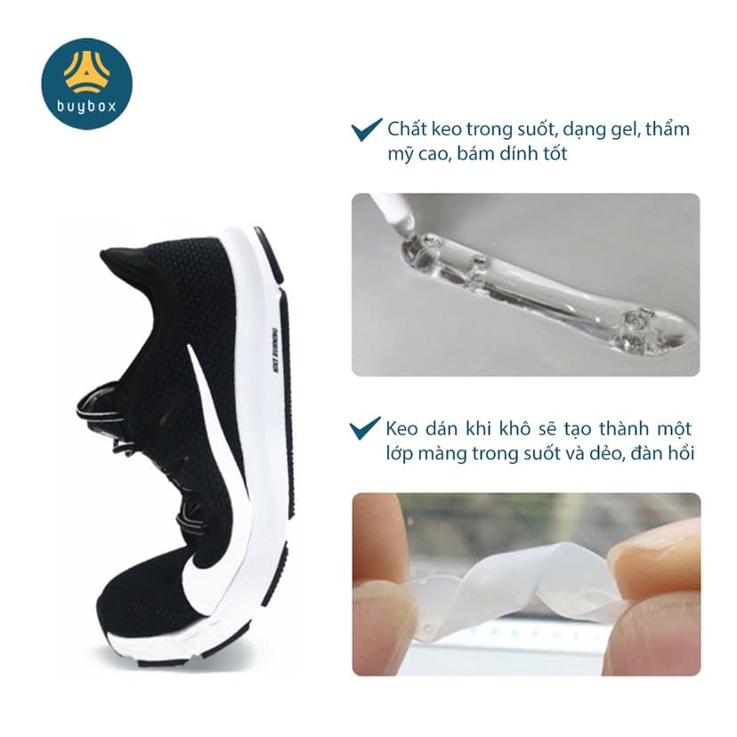 Ảnh Keo dán giày bền chặt, chống thấm hiệu quả, thiết kế dạng kim dễ dàng sử dụng - BuyBox - BBPK323 4