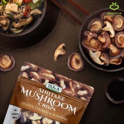 Thumbnail Nấm hương sấy giòn DJ&A Úc 65g - Tốt Cho Sức Khỏe - Ăn vặt văn phòng - Snack nấm đông cô - Thay kẹo cho trẻ 1