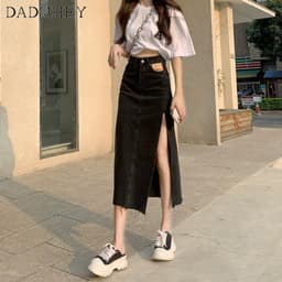 Thumbnail Chân váy DaDuHey dáng chữ A xẻ tà lưng cao thời trang mới 2023 3