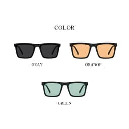 Thumbnail Kính mát KATELUO TR2257 gọng vuông TR90 phong cách Hàn Quốc thời trang trẻ trung unisex 4