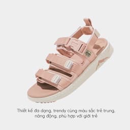 Thumbnail Dép Sandal Nữ Genki Màu Hồng Quai Chéo Thời Trang Cao Cấp Chính Hãng YK279 3