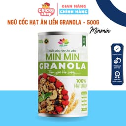Thumbnail Ngũ cốc hạt ăn liền Granola Min Min hộp 500g 1