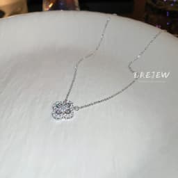 Thumbnail Drejew Hàn Quốc Zircon Hoa Vòng Cổ Niche Thiết Kế ins Phong Cách Xương Đòn Dây Chuyền Ánh Sáng Sang Trọng Cao Cấp Vòng Cổ Nữ Vòng Cổ 2